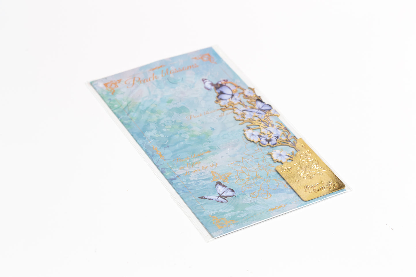Floral Metal Bookmark