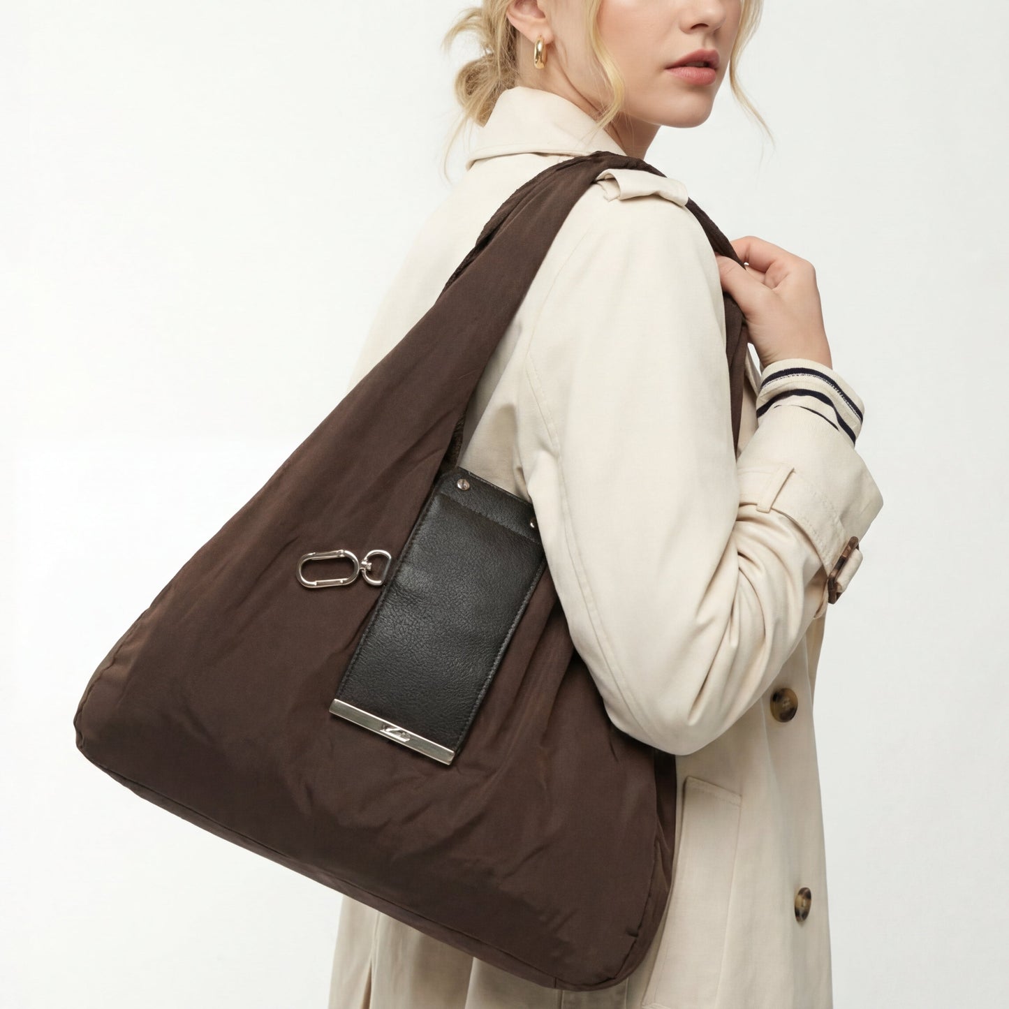 Foldable Large-Capacity Keychain Tote Bag