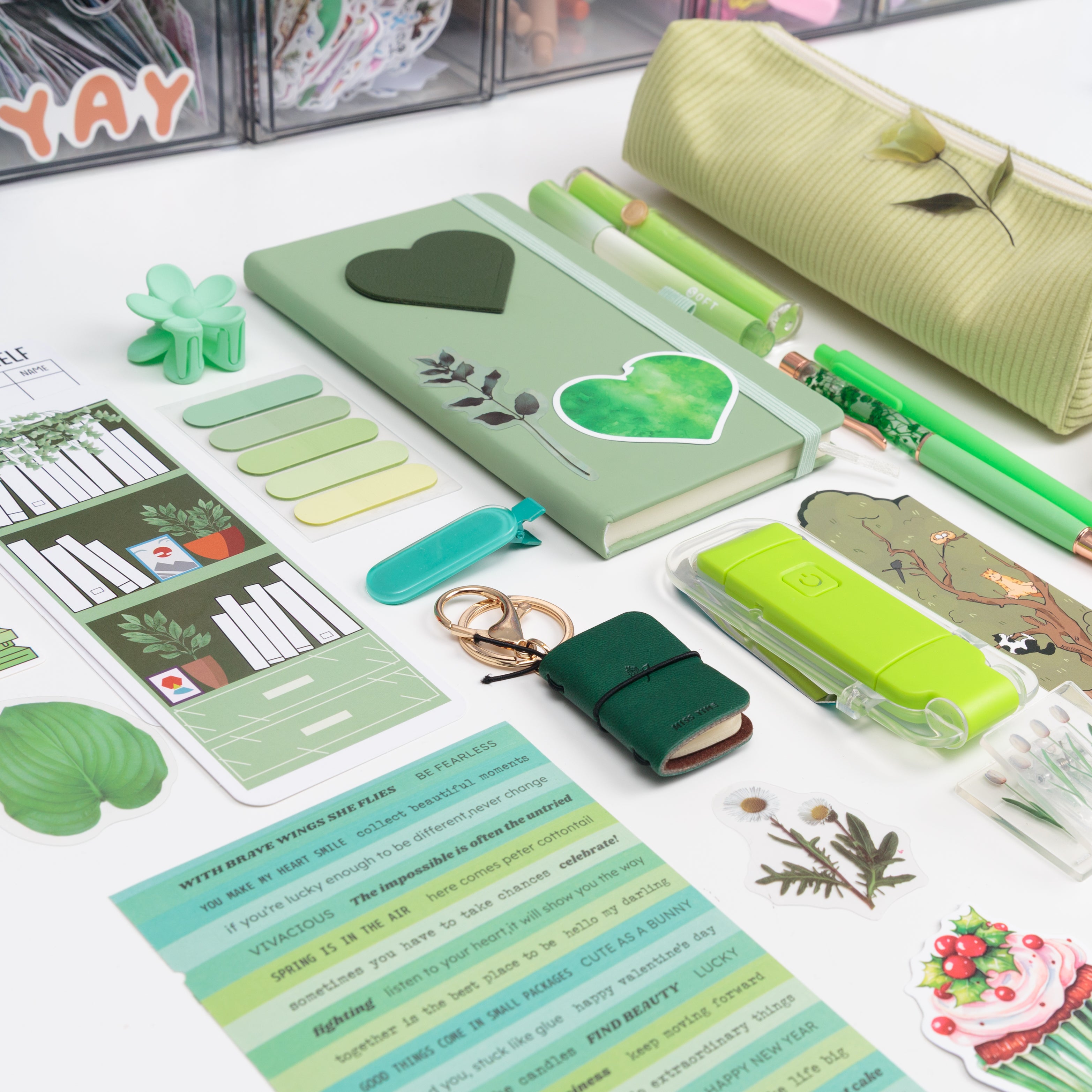 Bookish Bundle MATCHA GREEN